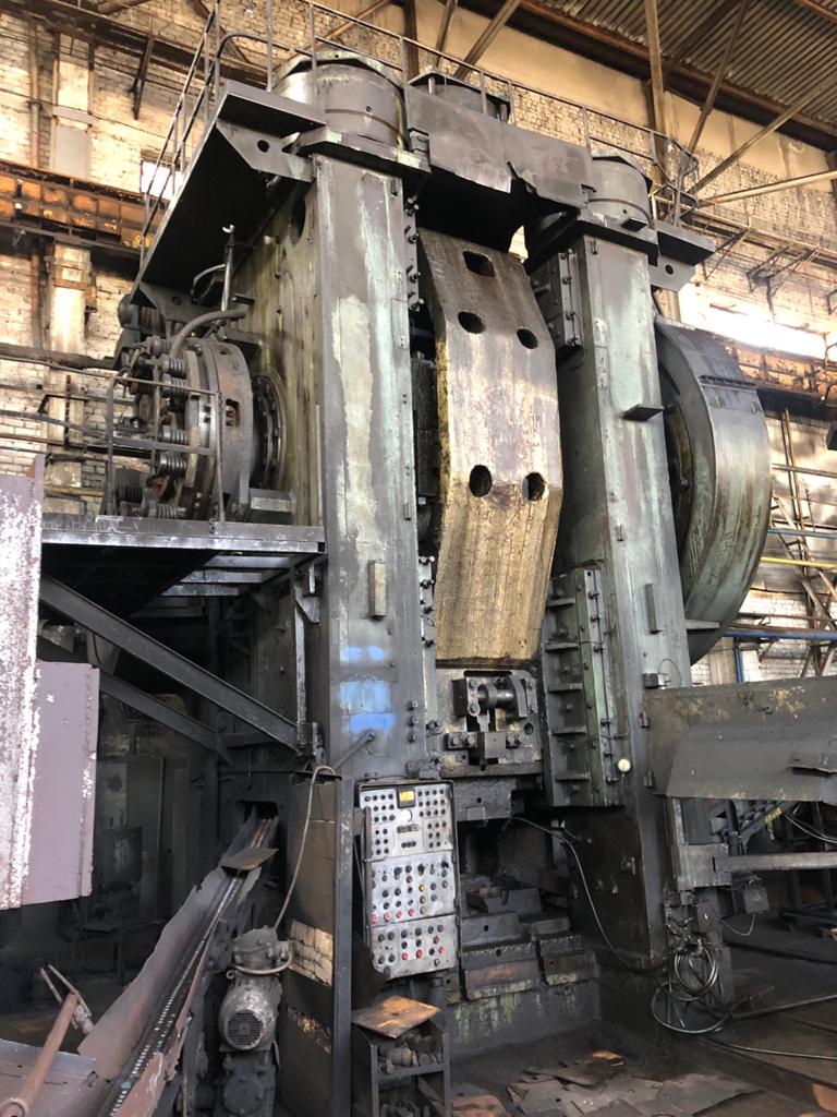 Testing of the 4000t hot stamping press